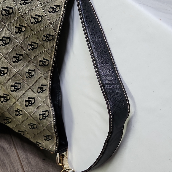 Dooney & Bourke Signature Canvas Leather Shoulder Bag